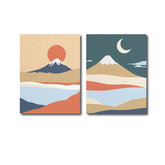 Mountain Landscape (2panel) | Wall Art